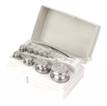 Stainless Steel Cylindrical Weight Set - Set of 10 Z688