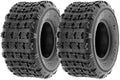 Tubeless Tires 18X9.5-8 Split Knobby Tread Set of Two B711