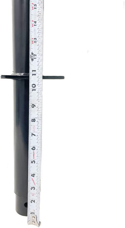 5,000 lbs A-Frame Trailer Jack with Zinc Round Tube Foot Plate Pack of 2 I53050