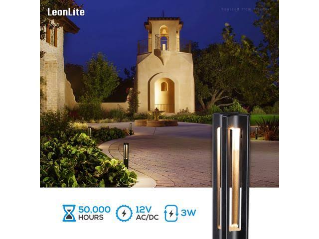 3W LED Pathway Light with Aluminum Housing, 3000K Warm White O928