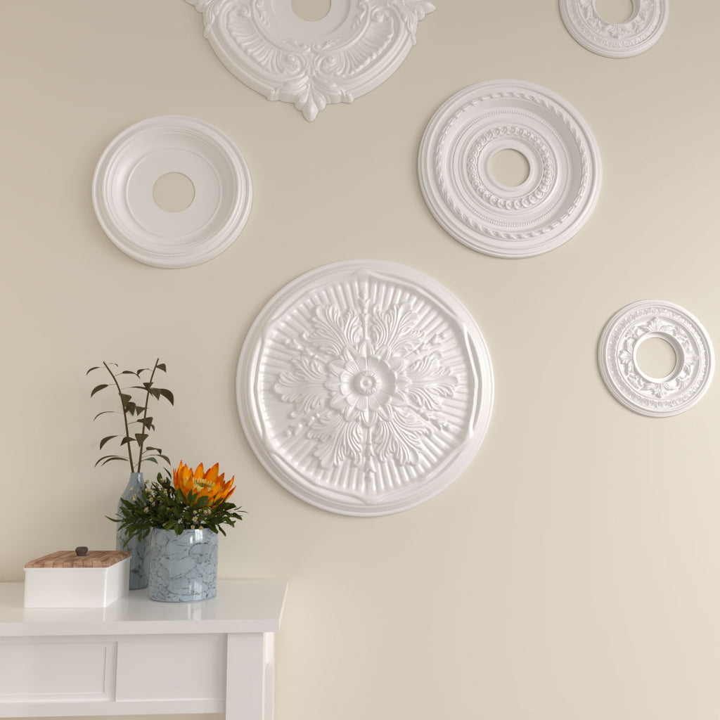 Rust Hand-Painted Ceiling Medallion T2104