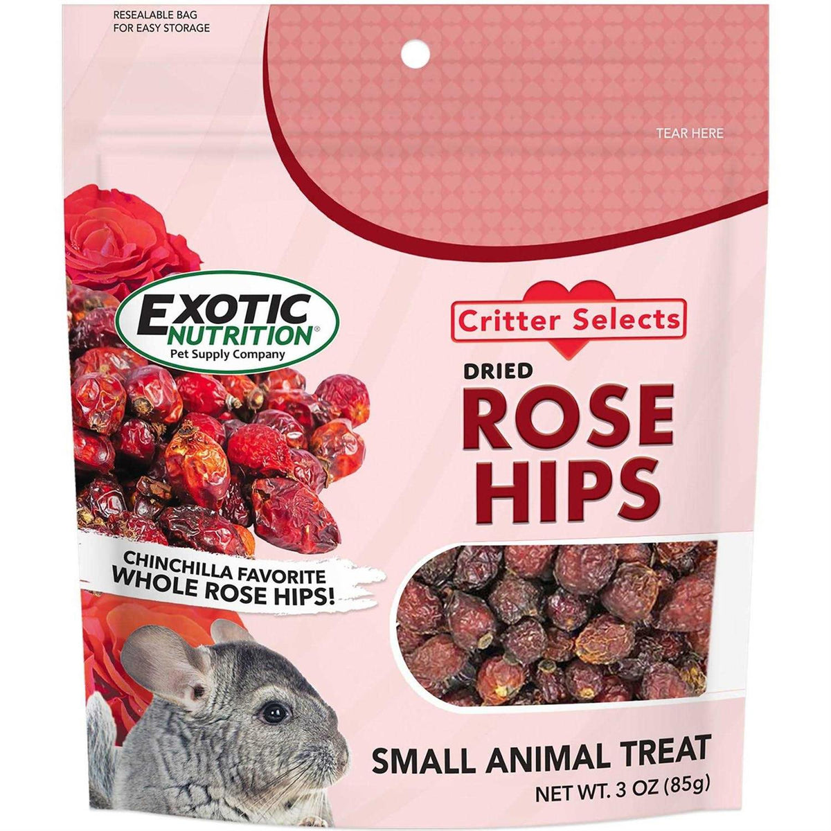 Dried Rose Hips Treat 3 oz O322