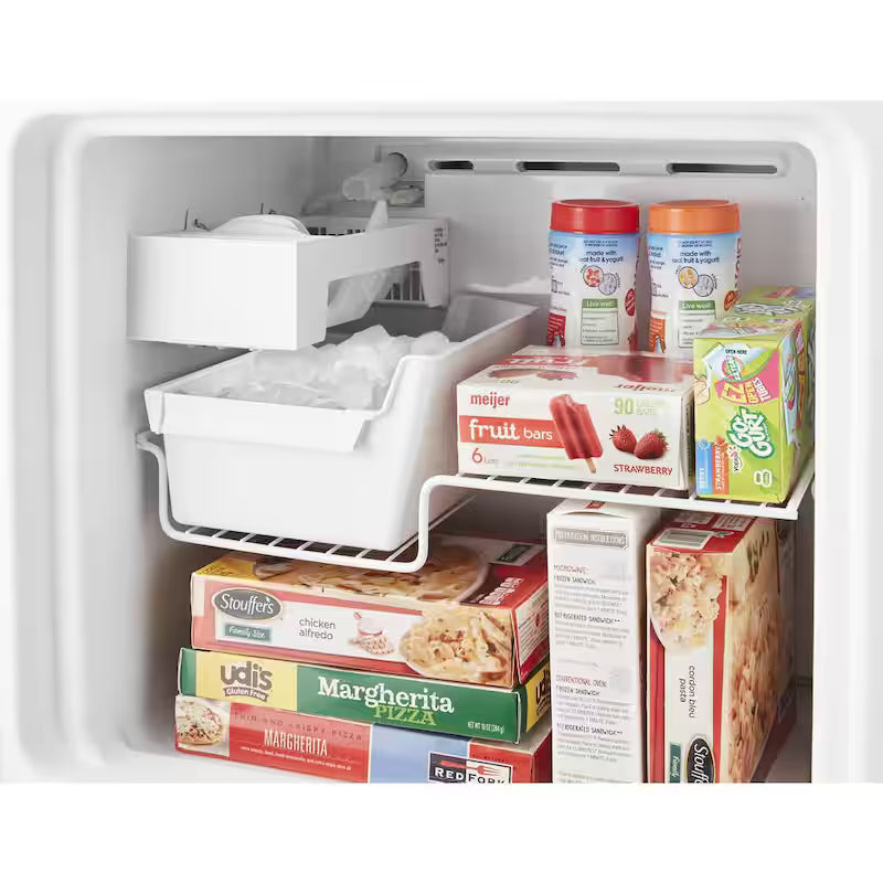 12.9 cu. ft. Top Freezer Refrigerator in Stainless Steel J77100