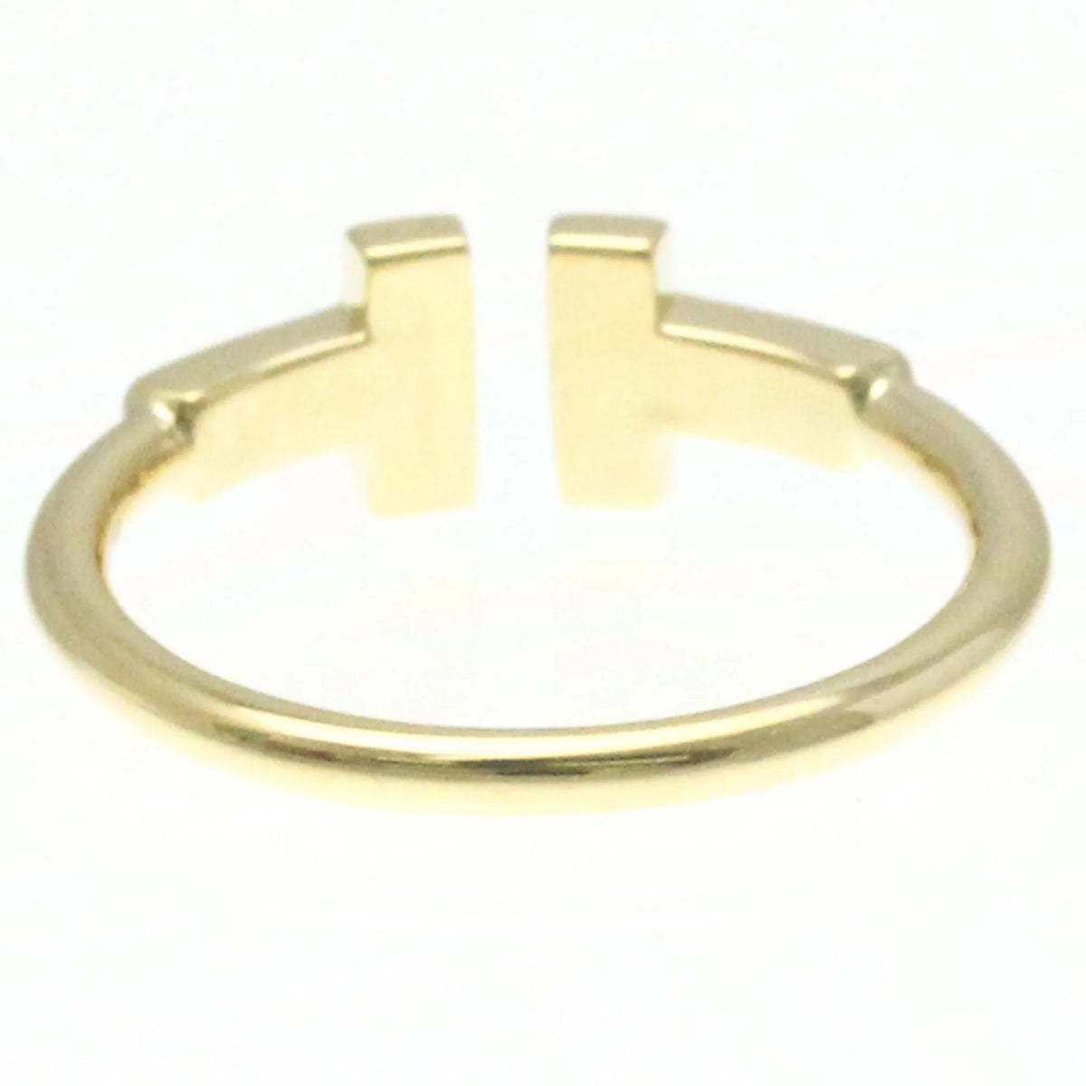 Tiffany T Wire Ring Yellow Gold (18K) Diamond Band Ring N375