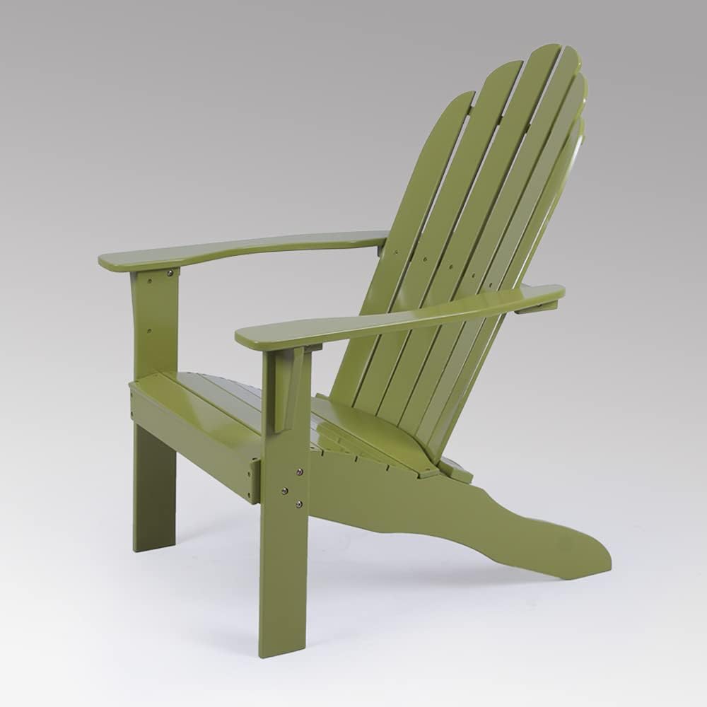 Yellow Adirondack Chair with Tray Table Z293509