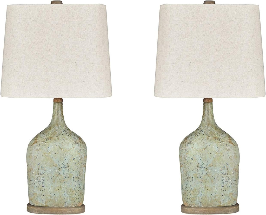 Sage Paper Table Lamp Set of 2 I5858