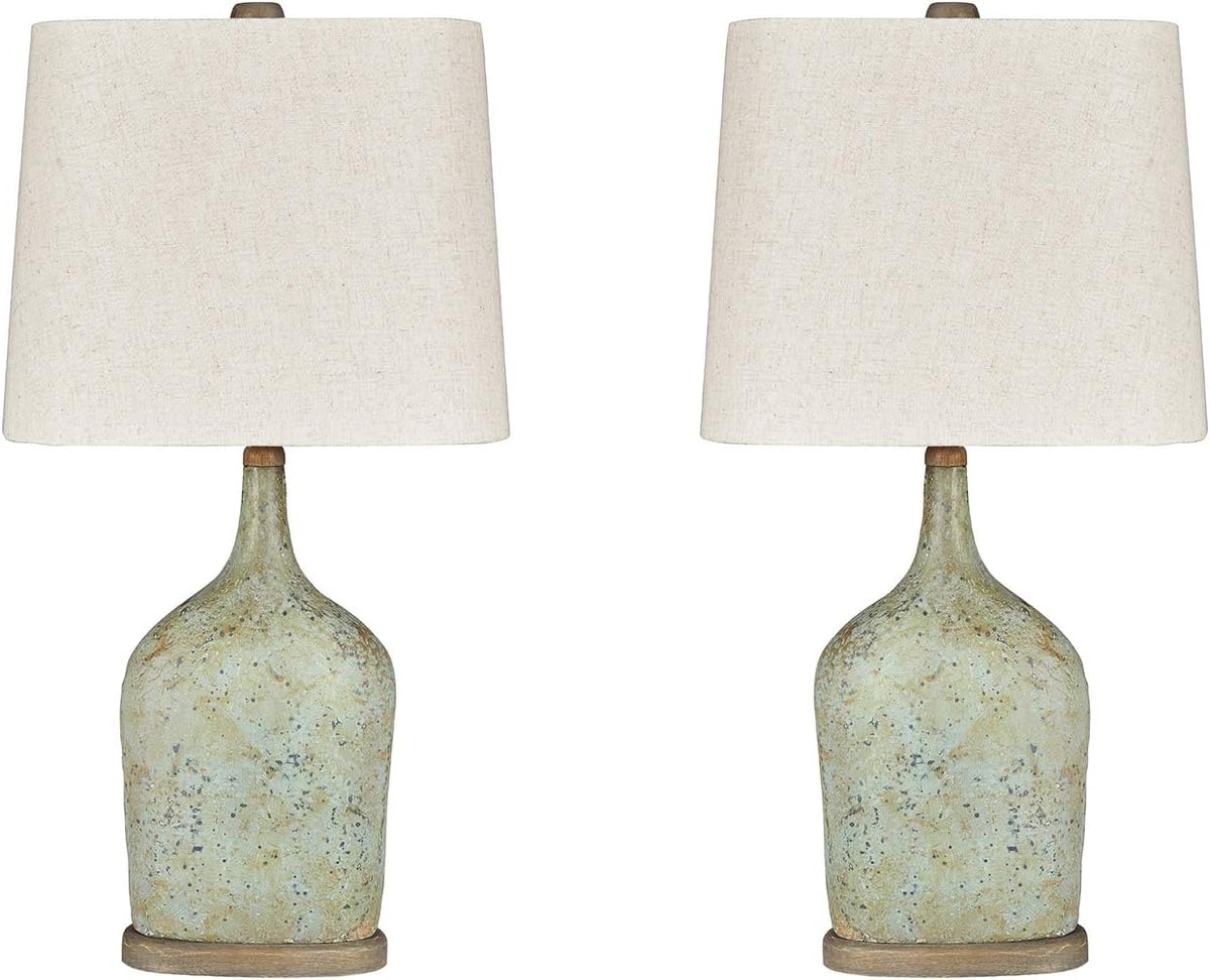 Sage Paper Table Lamp Set of 2 I5858