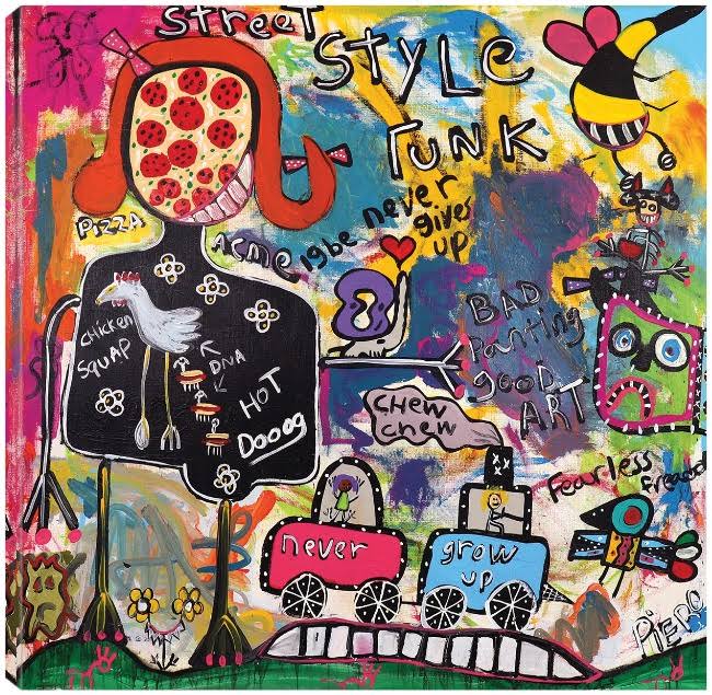 22X22 Canvas Art B432
