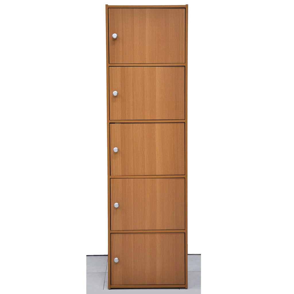 Natural 5 Cube Wood Cabinet J25033