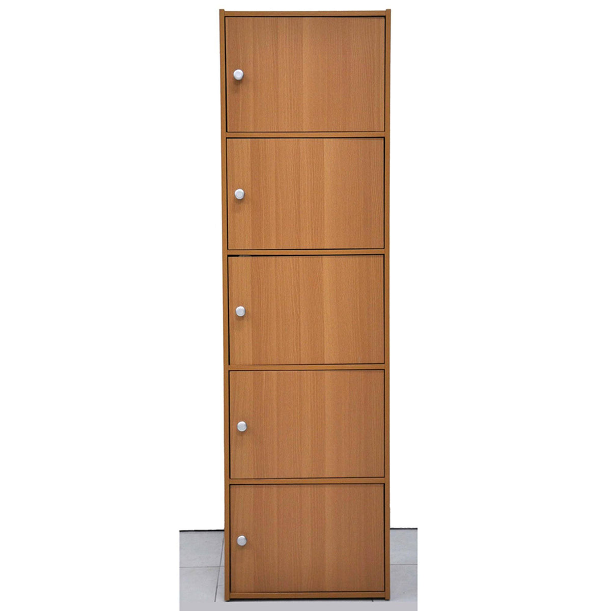 Natural 5 Cube Wood Cabinet J25033