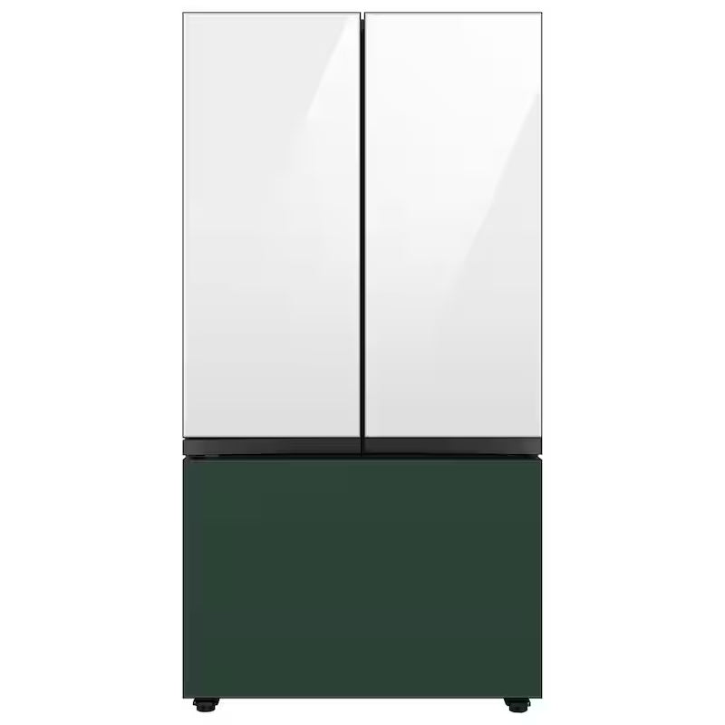 White Glass Top Panel for 3-Door French Door Refrigerator L751939