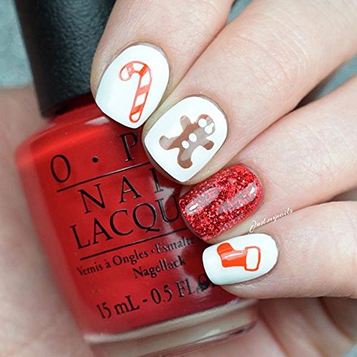 Christmas Nail Vinyl Stencils 4 Pack O65805