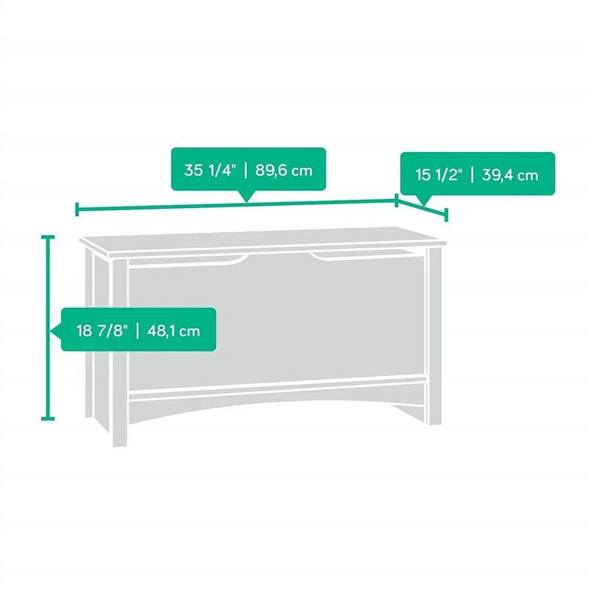 Wood Storage Chest Storage Bench C6307