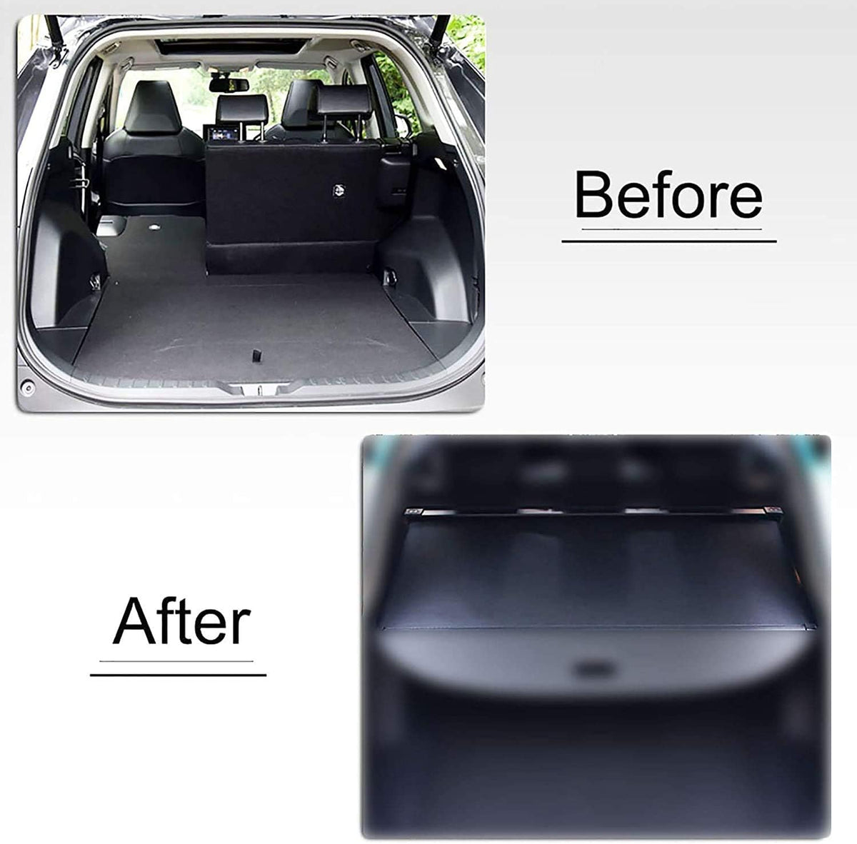 Retractable Cargo Cover for Ford Edge Black Q20272