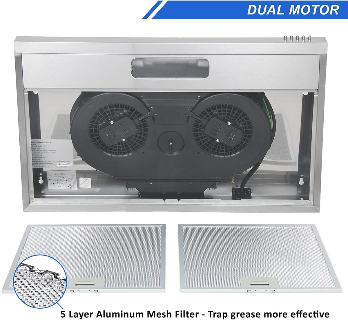 30 inch Under Cabinet Stainless Steel Range Hood O17470