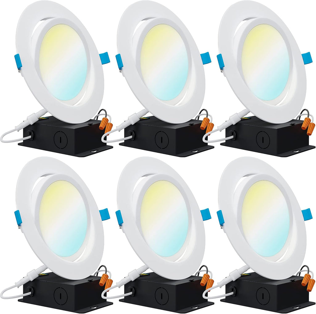 6 Inch Dimmable LED Recessed Lights 6 Pack Z89463