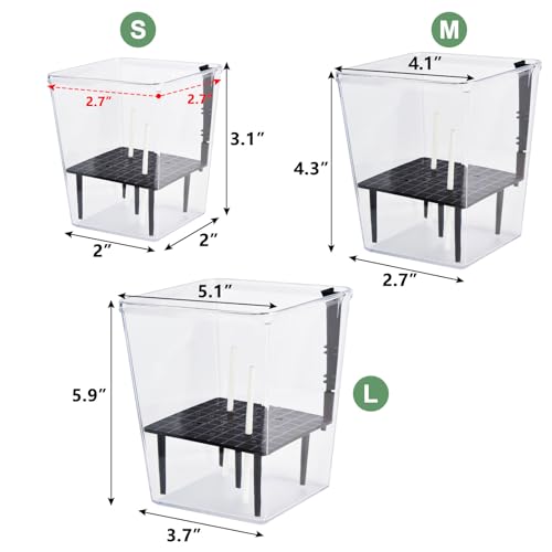 3 Pack 2.7 Inch Self Watering Planter Pot A897