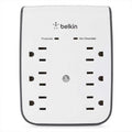 6 Outlets 2 USB Ports Wall Mount Surge Protector X2567