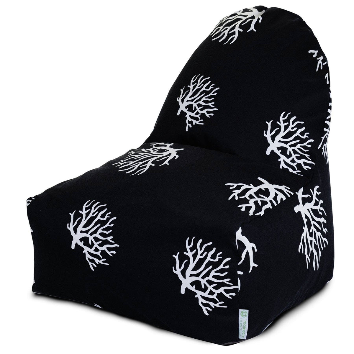 Black Indoor/Outdoor Bean Bag Chair B842