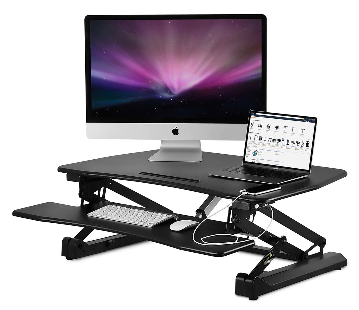 Electric Standing Desk Converter with USB Port V210
