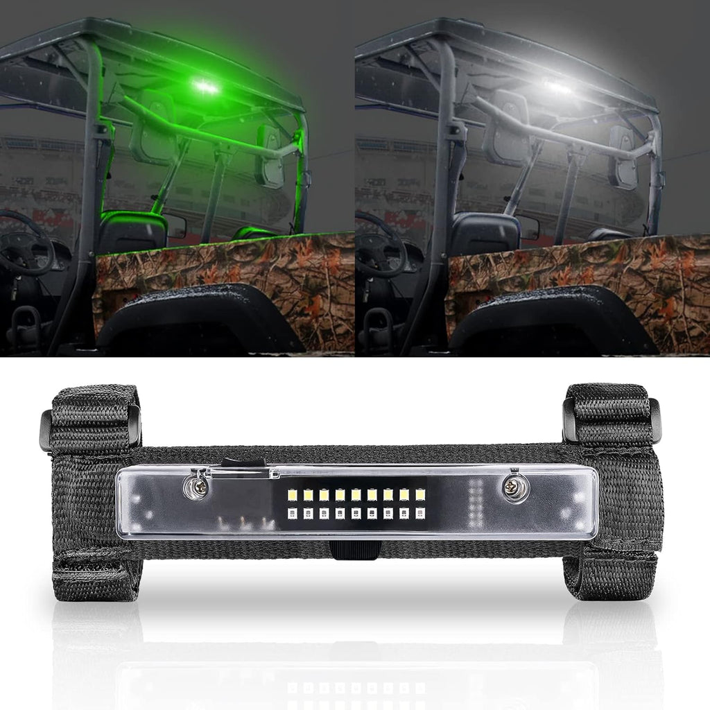 Black Pack of 2 Universal Roll Bar Mount Interior Dome Light L908350