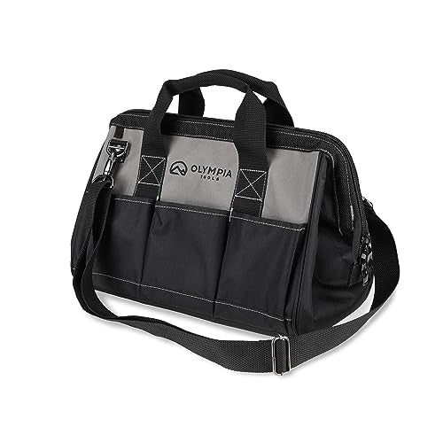 16 Inch Wide Mouth Tool Bag with 21 Pockets P849383