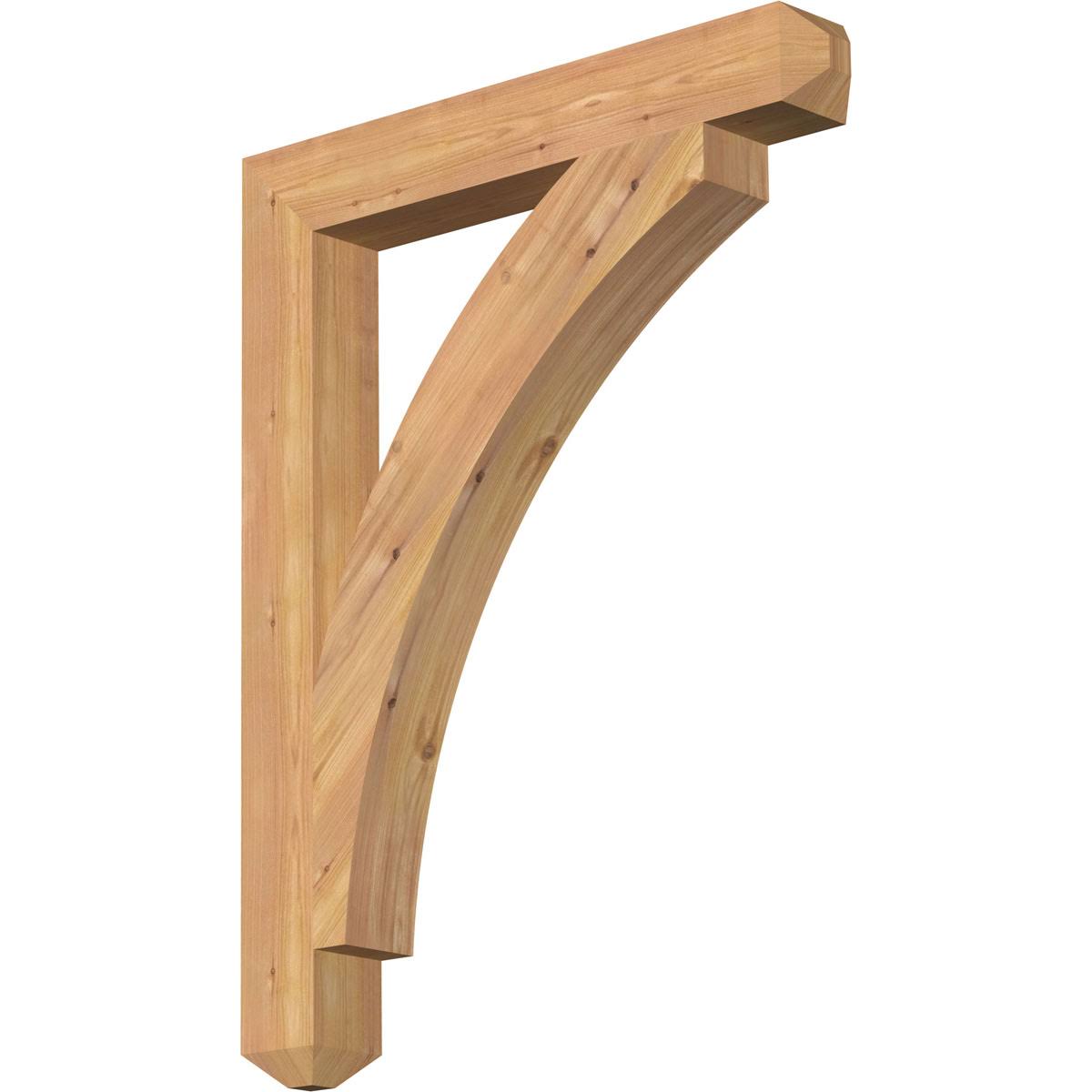 Thorton Craftsman Smooth Bracket, Western Red Cedar Y1045