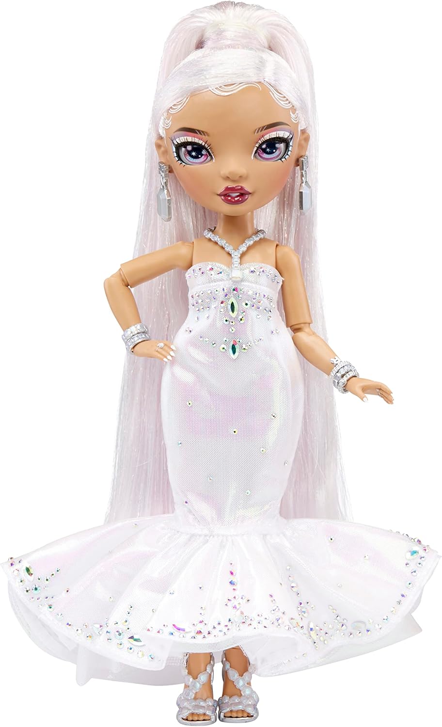 Rainbow High Doll with Multicolor Hair and Iridescent Gown J452923