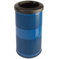 Bronze 10 Gallon Perforated Metal Trash Can R23215