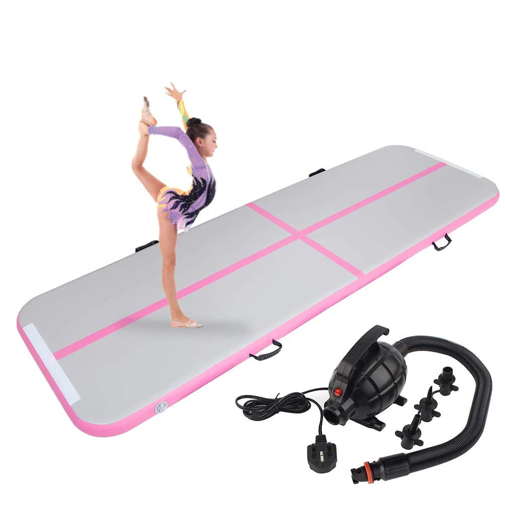 13ft Inflatable Gymnastics Tumbling Mat with Electric Air Pump P474