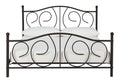 Queen Bronze Metal Platform Bed Y2873