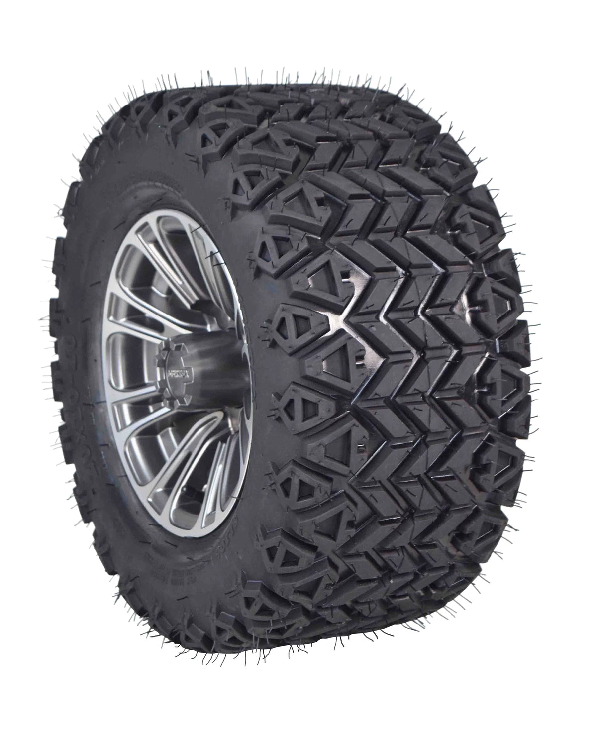 20x10-10 Golf Cart Turf Tire & Wheel Kit F7698