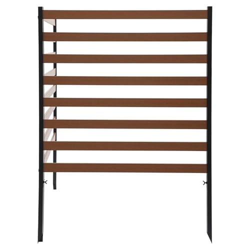 Brown 2 Panels 39"W x 51"H Privacy Screens Fence Panel Q24193