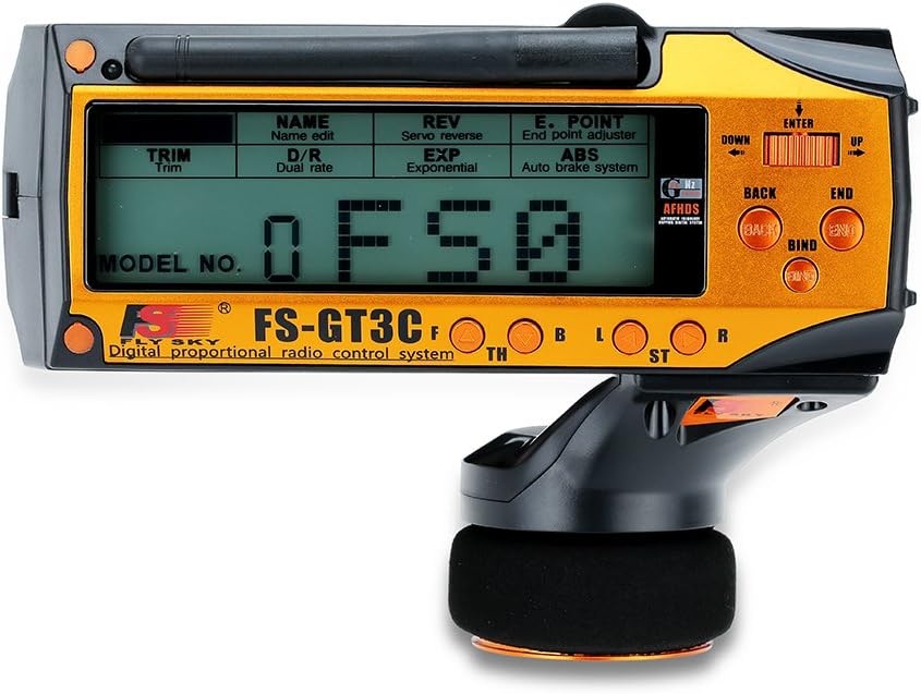 Yellow 2.4Ghz 3CH RC Transmitter with Receiver O852617