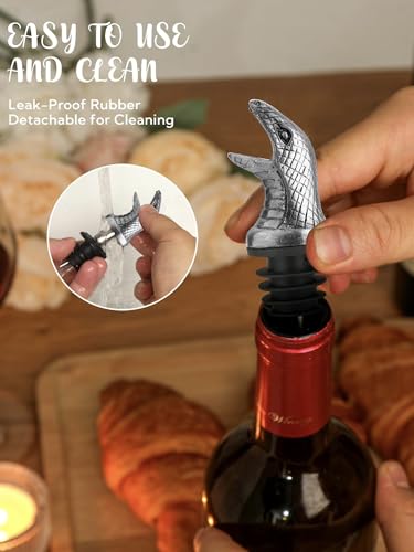Wine Pourer with Rubber Stopper D27444