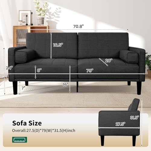 Beige Recliner Loveseat Sofa with Washable Cover F782986