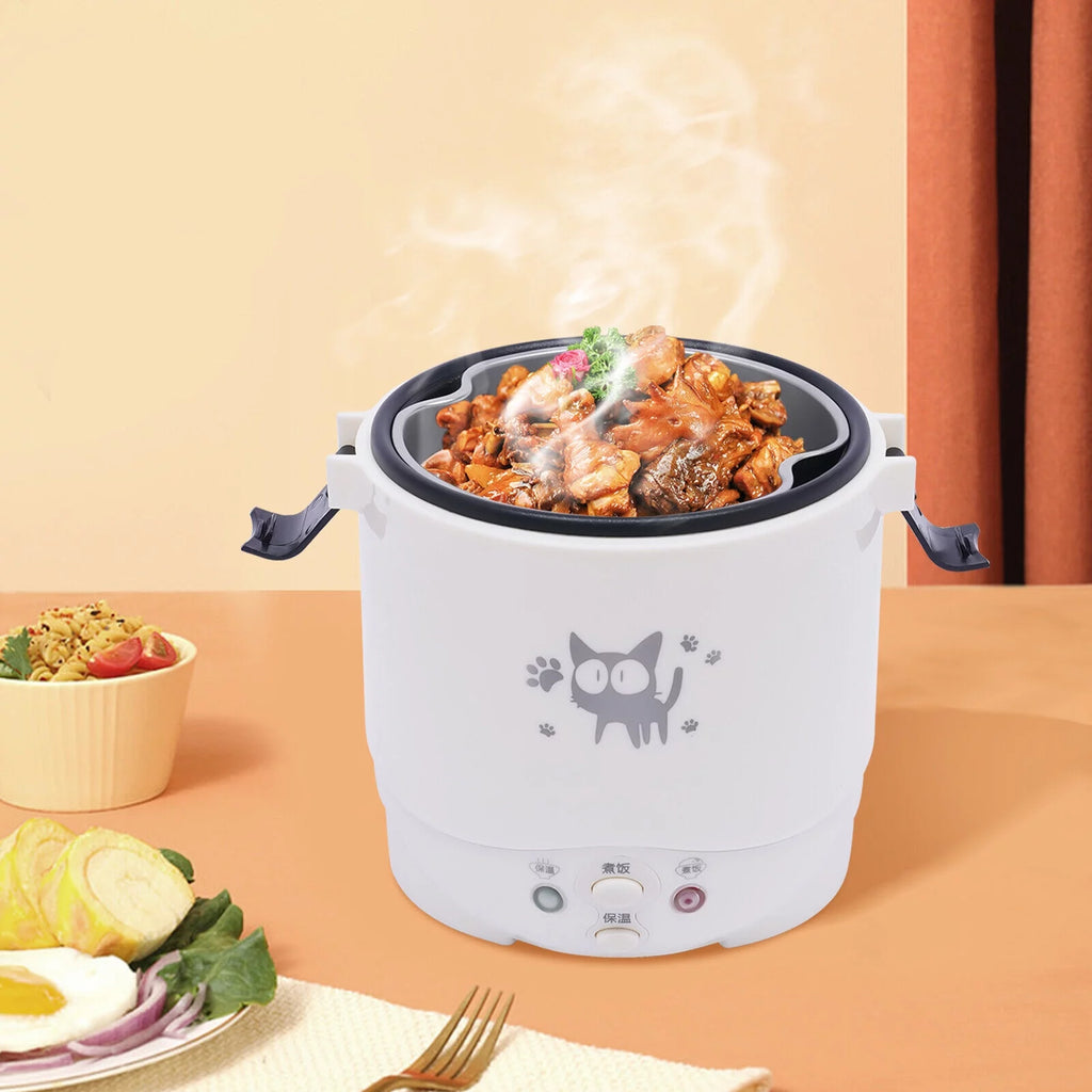 White 12V Mini Rice Cooker G85798
