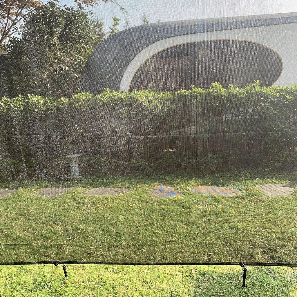 7' X 13' Black Mesh RV Awning Sun Shade Screen P26440
