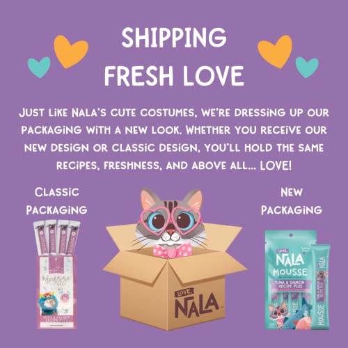 Natural Lickable Cat Squeeze Up Treat Variety Pack Mousse Wet Food Cat Puree Grain Free 24 Pack 12 oz. K73466