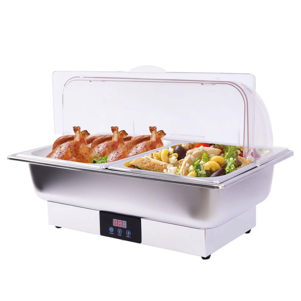 Electric Food Warmer Hot Plate Chafing Dish Buffet Set B775714