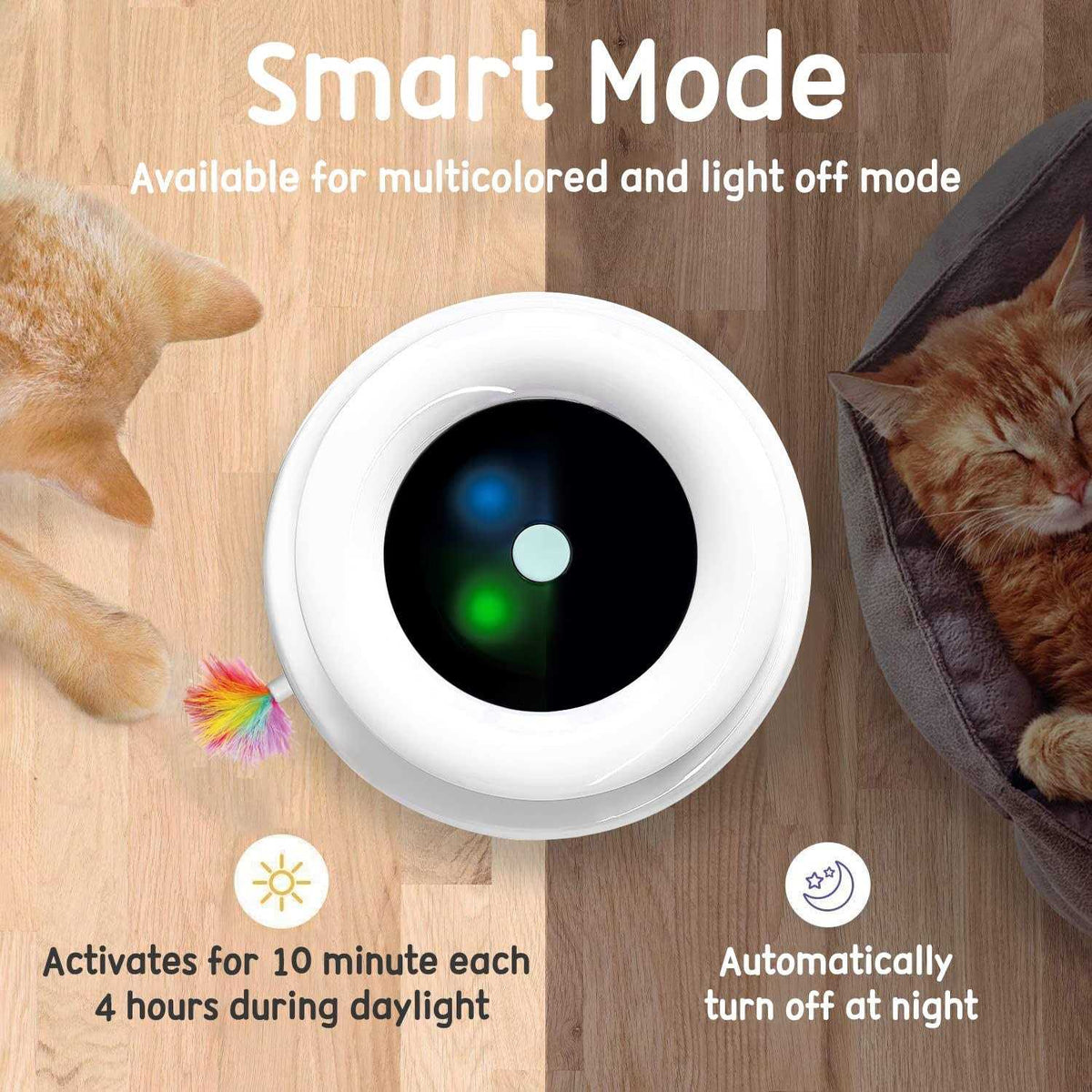 2-in-1 Interactive Cat Toy Balls I367260