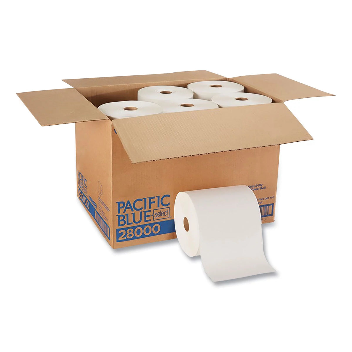 Blue Select 2-Ply Paper Towels, 12 Rolls V7402