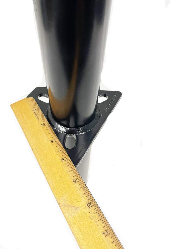 5,000 lbs A-Frame Trailer Jack with Zinc Round Tube Foot Plate Pack of 2 I53050