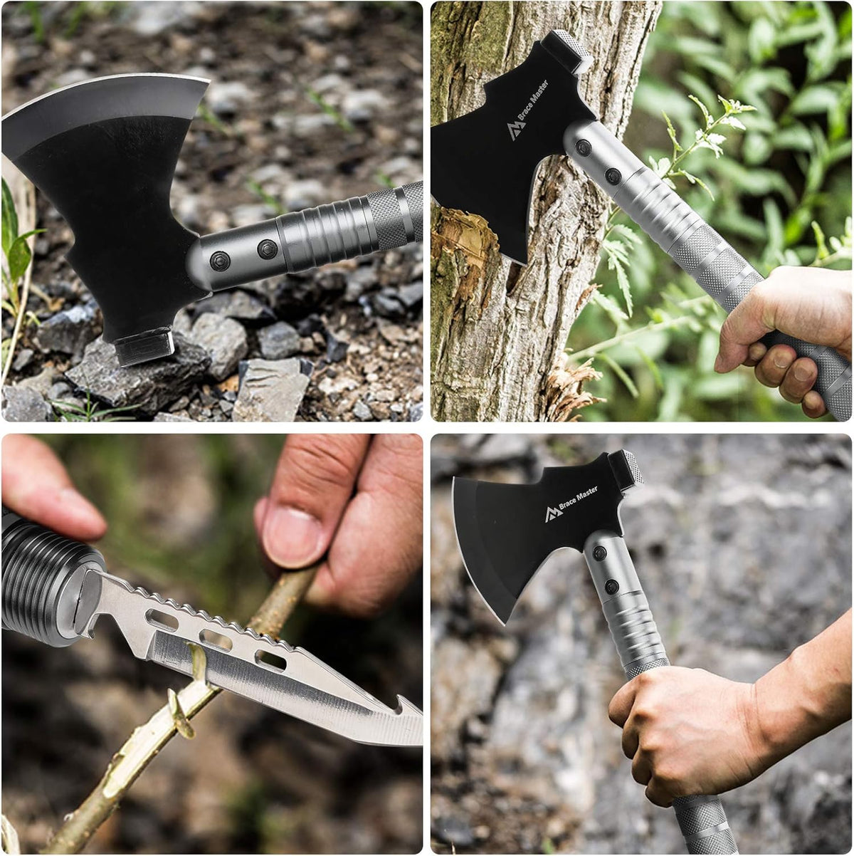 Camping Shovel and Axe Survival Multitool B5453