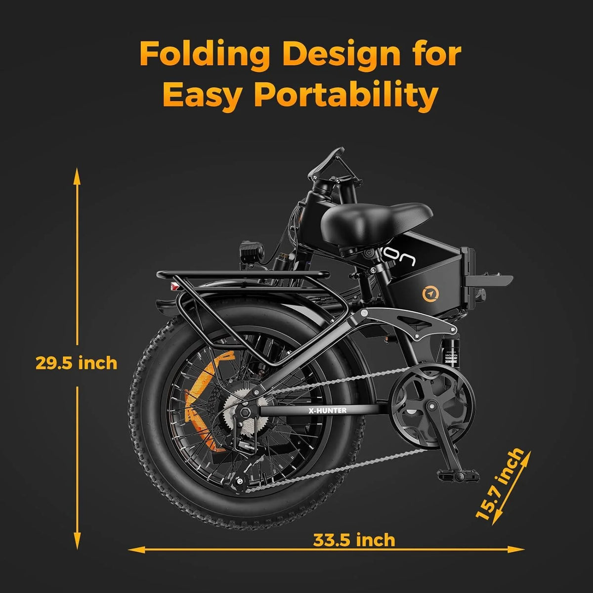 750W 20 x4.0 Fat Tire Foldable Electric Bike Q3927