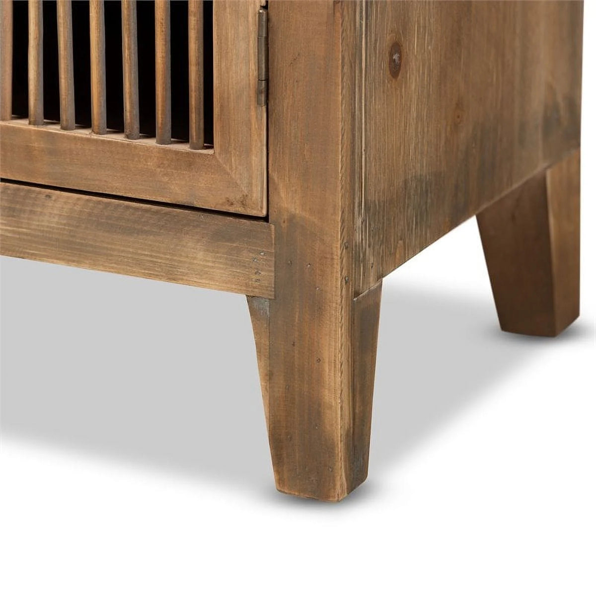 Medium Oak 2-Door Wood Storage Cabinet Z56440