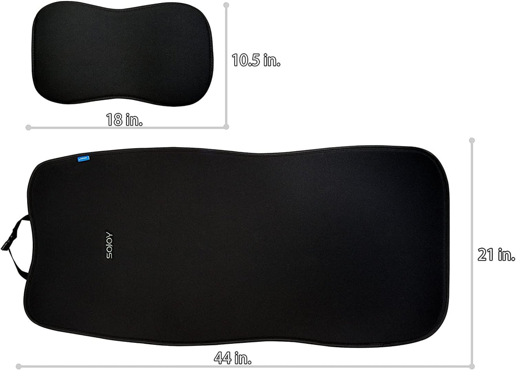 Black Cooling Breathable Car Seat Covers H779