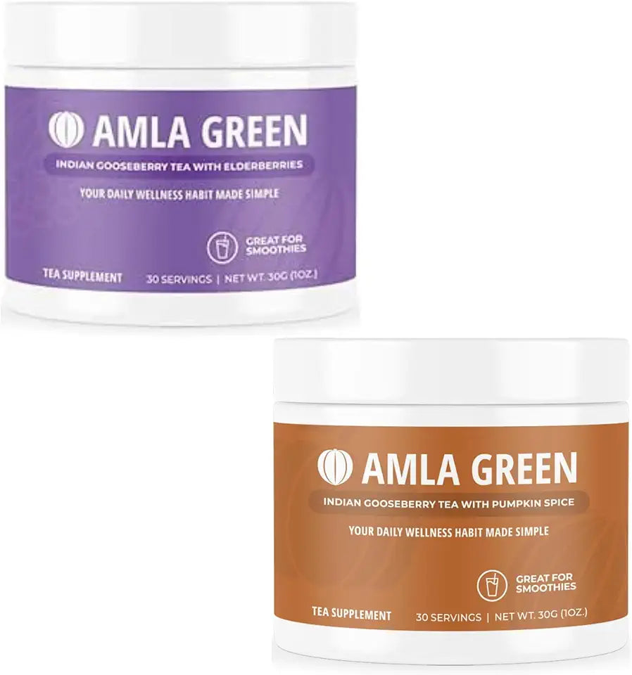 Organic Vegan Amla Powder & Green Tea Supplement Y30814