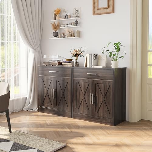 Kitchen Buffet Cabinet with Adjustable Shelf D686654