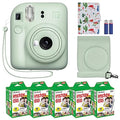 Instax Mini 12 Instant Camera with Accessory Bundle, Custom Case, 50 Sheets Film, Clay White Photo Album H58415